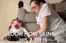 Look How Skinny His Arm Is Lanky GIF - Look How Skinny His Arm Is Lanky Doll GIFs