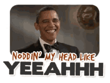 Obama Noddinmy Head Like Yeah GIF - Obama Noddinmy Head Like Yeah GIFs