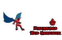 a video game called firebrand red arremek with a devil and a monster