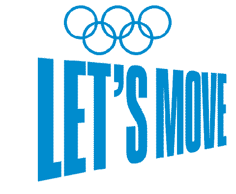 Let'S Move Olympics Sticker