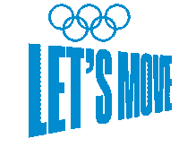 Let'S Move Olympics Sticker - Let'S Move Olympics Get Fit Stickers