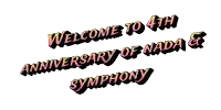 welcome to 4th anniversary of nada & symphony