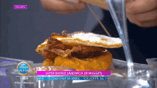 Comida Venga La Alegria GIF - Comida Venga La Alegria Super Waffle Sandwich GIFs
