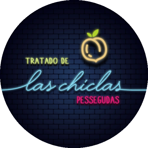 a neon sign that says tratado de las chiclas pe seguidas