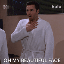 Oh My Beautiful Face Charlie GIF - Oh My Beautiful Face Charlie How I Met Your Father GIFs