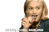 Hush Hush Darling Gwen Stefani Sticker - Hush Hush Darling Gwen Stefani No Doubt Stickers