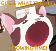 Anime Meow GIF - Anime Meow Meowing Time GIFs