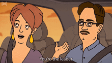 You'Re The Leader Stebe GIF - You'Re The Leader Stebe Deb GIFs