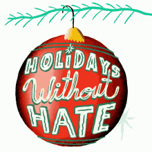 christmas ornament lvhwinter22 no hate jefcaine holidays without hate