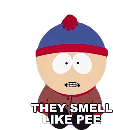They Smell Like Pee Stan Marsh Sticker - They Smell Like Pee Stan Marsh South Park Stickers