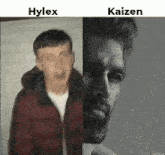 a picture of a man with a beard and a picture of a man with a beard and a jacket .