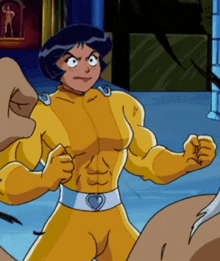 Totally Spies Muscle Girl GIF - Totally Spies Muscle Girl Totally Spies Alex GIFs