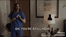 No. I'M Not. I'M Here, But Not Like That. GIF - Maggie Siff Wendy Rhoades Its Not Like That GIFs