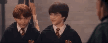 ron weasley harry potter happy faces