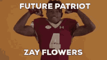 Zay Flowers Patriots GIF - Zay Flowers Patriots Pats Kingdom50 GIFs