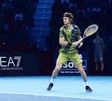 Andrey Rublev Racquet Throw GIF