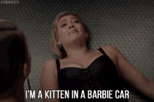 I'M A Kitten In A Barbie Car GIF