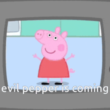 Peppa Pig Evil GIF - Peppa Pig Evil Silly Goofy GIFs