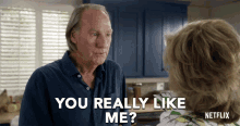You Like Me Romance GIF - You Like Me Romance Grace And Frankie GIFs