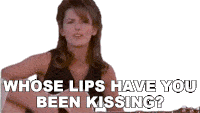Whose Lips Have You Been Kissing Shania Twain Sticker - Whose Lips Have You Been Kissing Shania Twain Whos Bed Have Your Boots Been Under Stickers