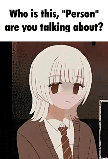 a picture of a girl with the caption " who is this "