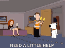 Family Guy Brian Getting It On GIF - Family Guy Brian Getting It On Pussy Landing Zone GIFs