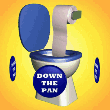 Down The Pan Toilet Paper GIF - Down The Pan Toilet Paper Wasted GIFs