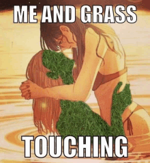 Touching The Grass GIF - Touching The Grass GIFs