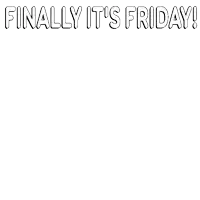 two penguins are standing next to each other with the words finally it 's friday below them
