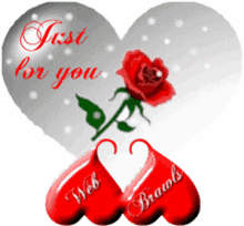 love just for you heart rose i love you