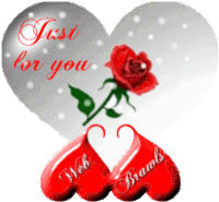 Love Just For You Sticker - Love Just For You Heart Stickers