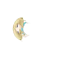a pixel art drawing of a bird 's eye