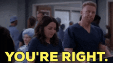 Greys Anatomy Amelia Shepherd GIF - Greys Anatomy Amelia Shepherd Youre Right GIFs