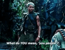 What Do You Mean You People Rdj GIF - What Do You Mean You People Rdj Tropic Thunder GIFs