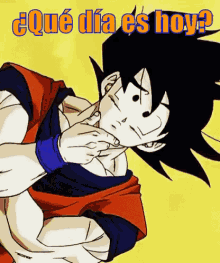 A Goku Se Le Ha Olvidado Qué Día Es Hoy GIF - Memoria Mala Memoria Pensando GIFs