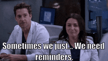 Greys Anatomy Nick Marsh GIF - Greys Anatomy Nick Marsh Sometimes We Just We Need Reminders GIFs