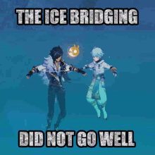 genshin ice bridge chongyun kaeya