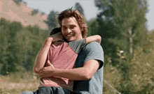 Luke Grimes Callum Borghese GIF - Luke Grimes Callum Borghese Hug GIFs