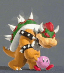 Kirby Bowser GIF - Kirby Bowser Cute GIFs