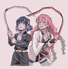 Inoshishi Impressed Making A Heart Out Of Mitsuru Sword With His GIF