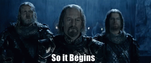 Lord Of The Rings Lotr GIF - Lord Of The Rings Lotr So It Begins GIFs