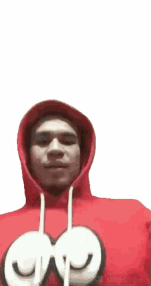 man guy selfie hoodie smile