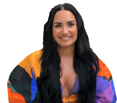Staring From Head To Toe Demi Lovato Sticker - Staring From Head To Toe Demi Lovato Bustle Stickers