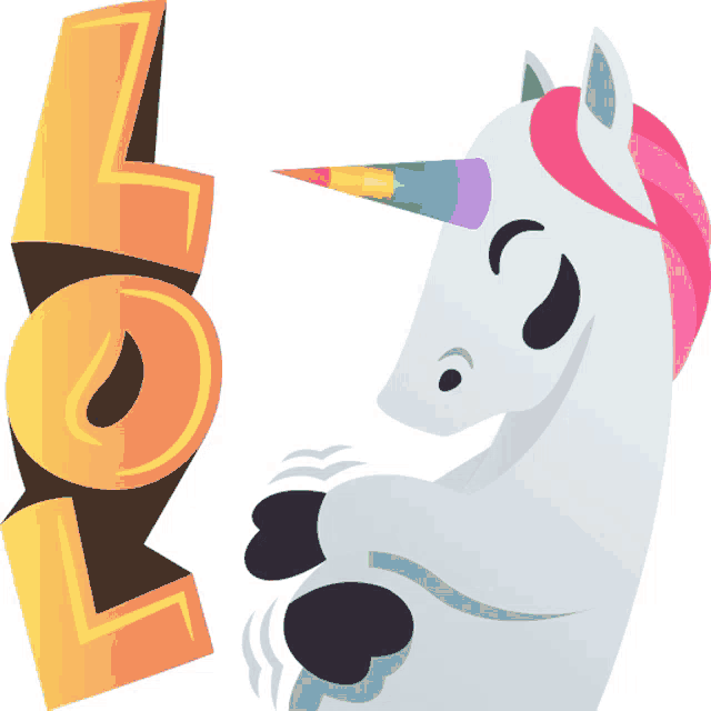 Lol Unicorn Life Sticker Lol Unicorn Life Joypixels Discover Share GIFs