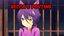 becca fox pouting chewing cute