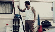 Axwell And Ingrosso Waving GIF - Axwell And Ingrosso Waving On My Way GIFs