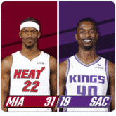 Miami Heat (31) Vs. Sacramento Kings (19) First-second Period Break GIF - Nba Basketball Nba 2021 GIFs
