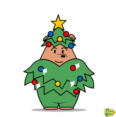 Christmas Tree Sticker - Christmas Tree Dance Stickers