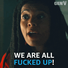 We Are All Fucked Up Marie Moreau GIF - We Are All Fucked Up Marie Moreau Jaz Sinclair GIFs