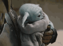 Baby Yoda Looks Mando GIF - Baby Yoda Looks Mando GIFs